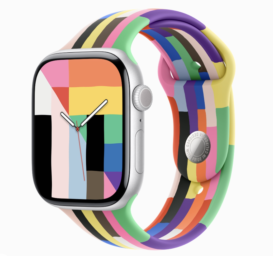 The new Pride Harmony watch from Apple.